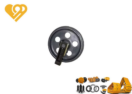 Construction Machinery OEM Heat Treatment Undercarriage Spare Parts Forge Steel Idler Tension Wheel for Komatsu PC75R-2HD